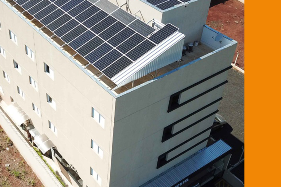 Energia solar em empresa